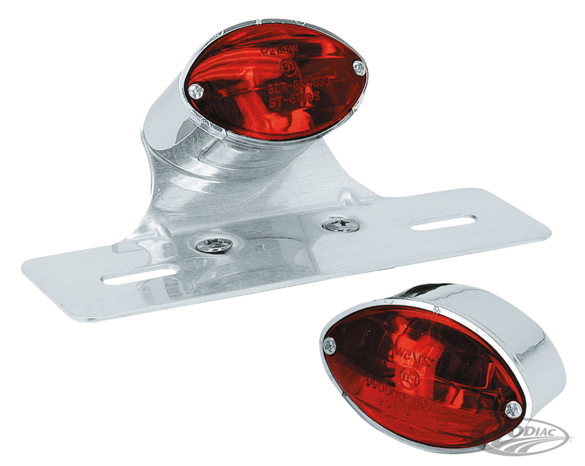 GZP Mini Cateye taillight w/brkt EC a For Harley-Davidson