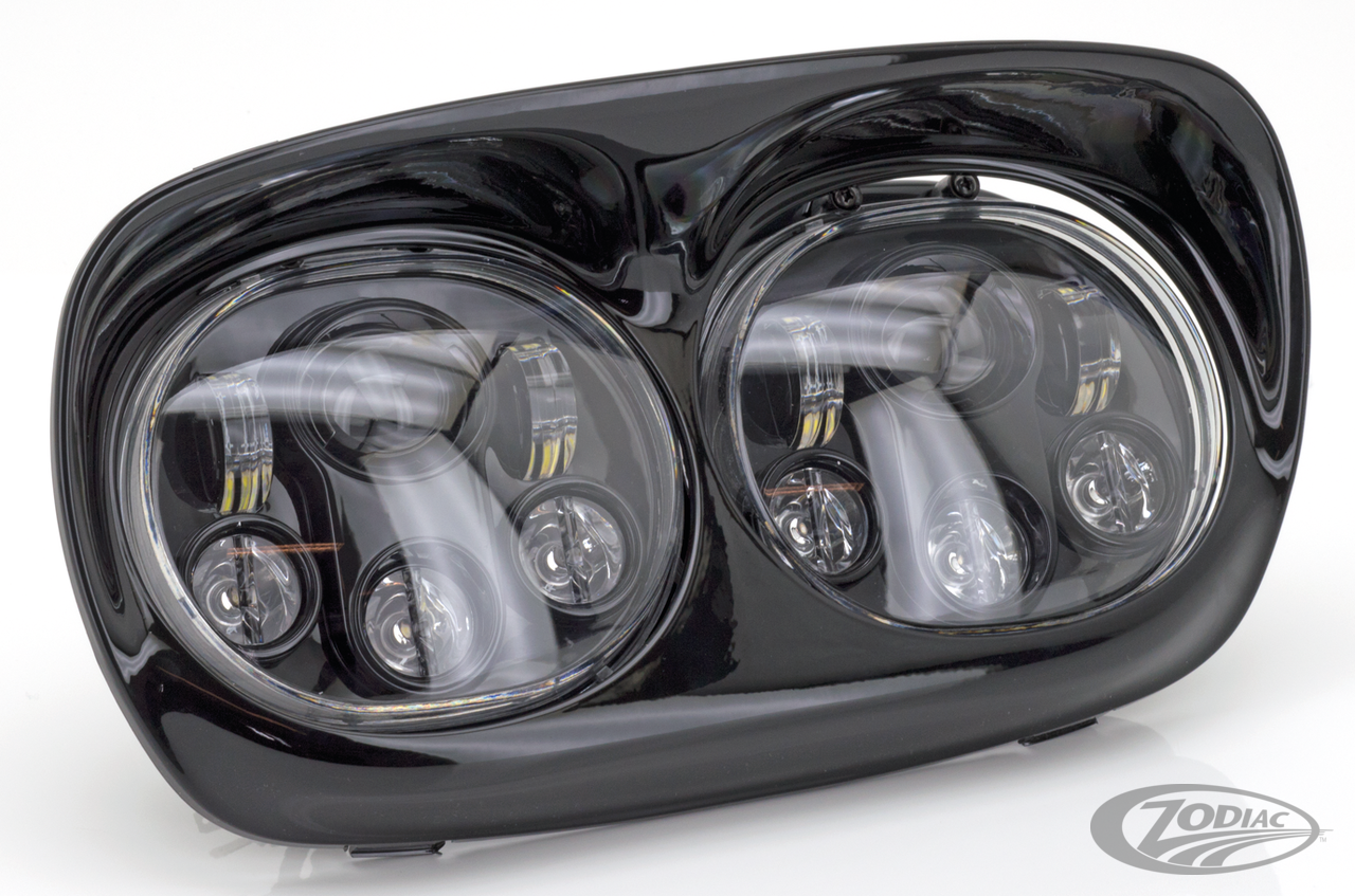 Cyron FLTR98-13 dual LED headlight unit For Harley-Davidson