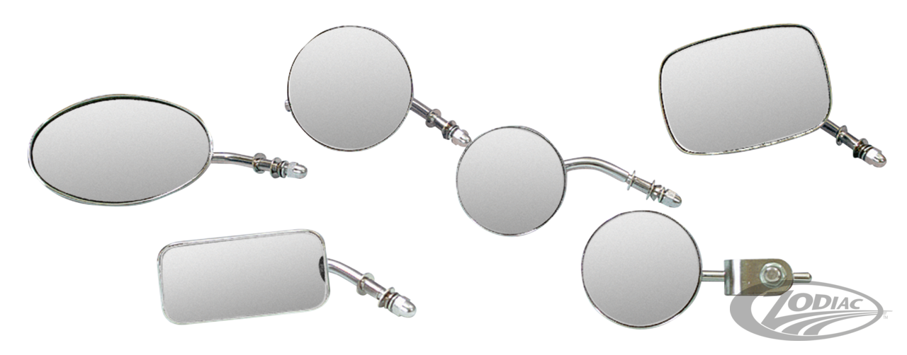 GZP Blue Glass Slimline mirror univer For Harley-Davidson