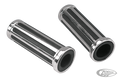 GZP Streamliner grip set chrome/rubber 1 For Harley-Davidson