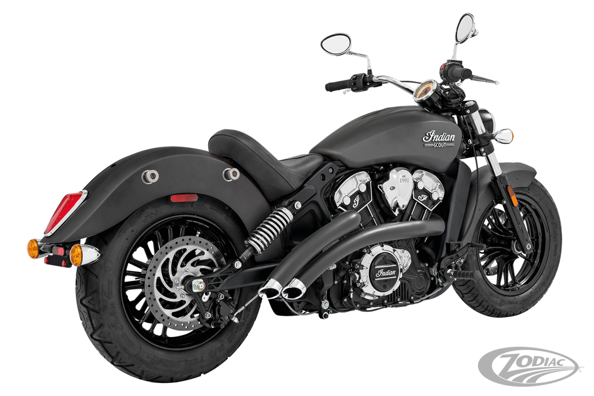 RADICAL X-O STAR BK/CH SCOUT14-up For Harley-Davidson