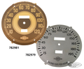Replica Face 1938-40 Speedo silverplated For Harley-Davidson