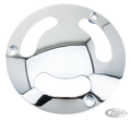 GZP Vented chrome 3-hole derby cover For Harley-Davidson