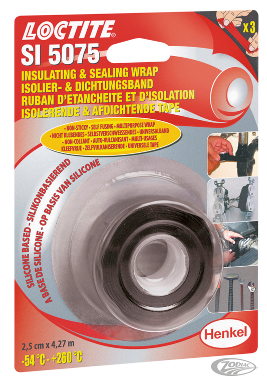 LOCTITE SI 5075 vulcanising tape 4.27m For Harley-Davidson