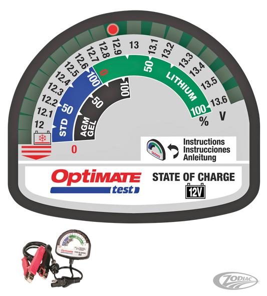 Optimate battery charge tester For Harley-Davidson