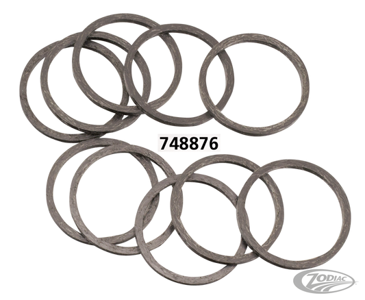 10PCK EVO RACE STYLE EXHAUST GASKET For Harley-Davidson