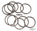 10PCK EVO RACE STYLE EXHAUST GASKET For Harley-Davidson