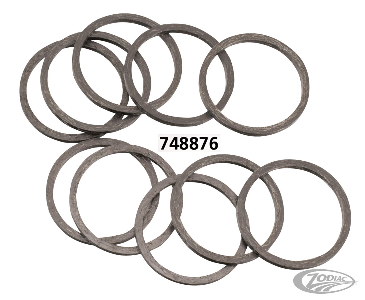 10PCK EVO RACE STYLE EXHAUST GASKET For Harley-Davidson