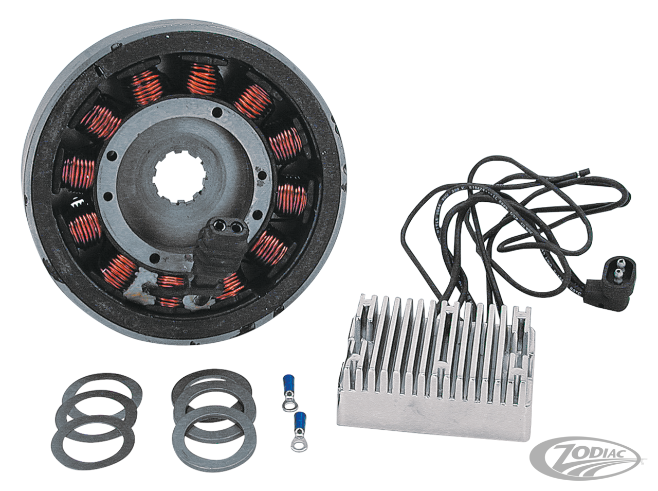 Spyke charg syst 32amp BT70-99 black reg For Harley-Davidson