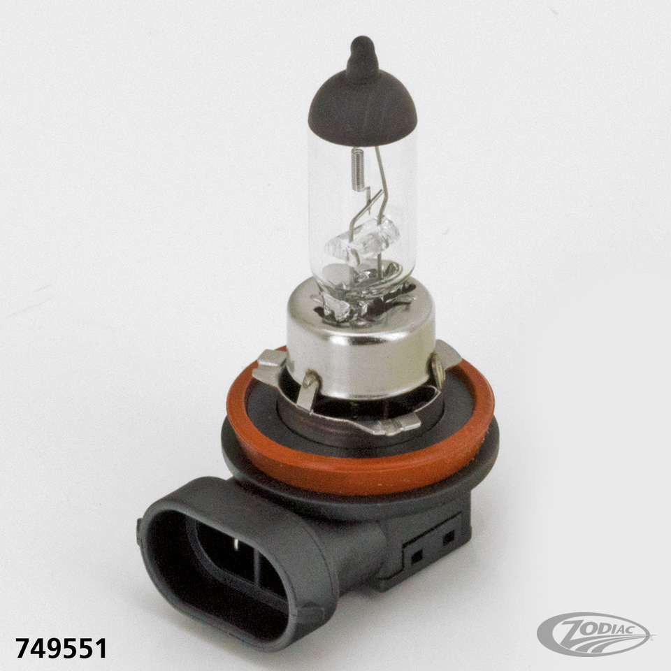 GZP Low beam bulb H11 12V 55W each For Harley-Davidson