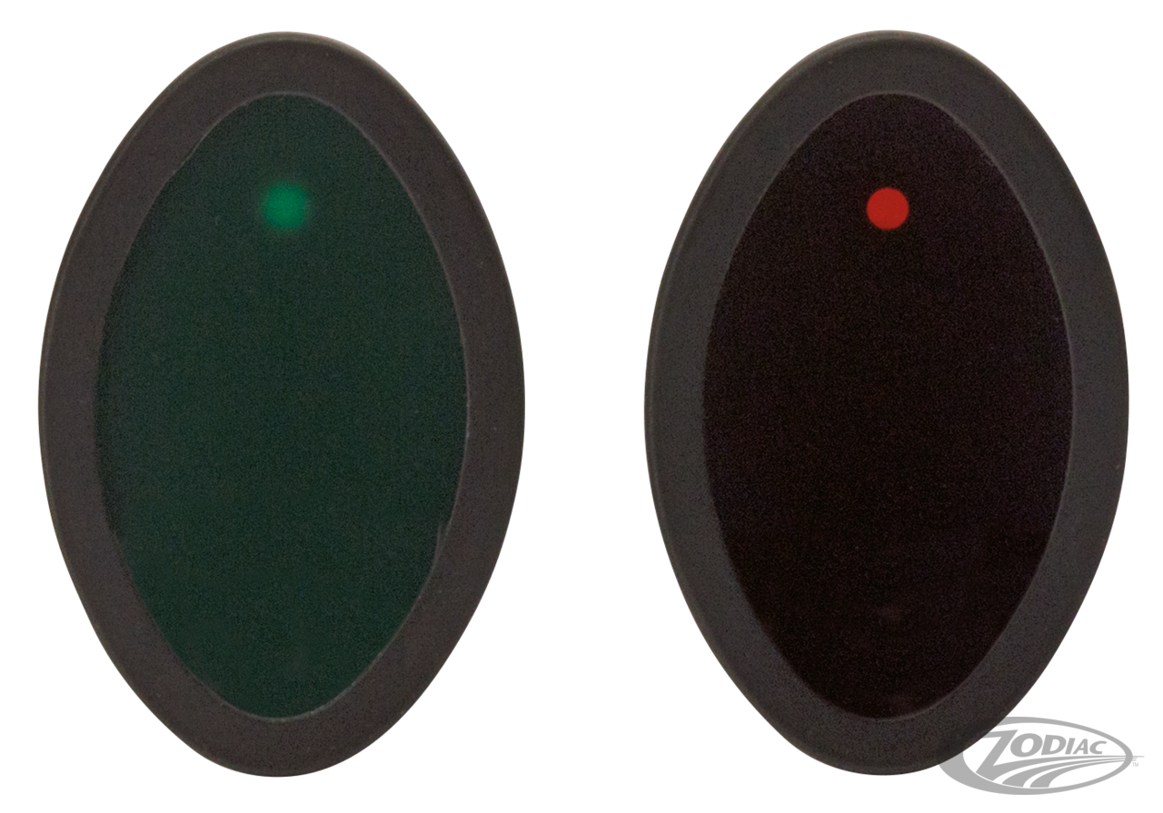 Blackout windows WLA cateye dash For Harley-Davidson