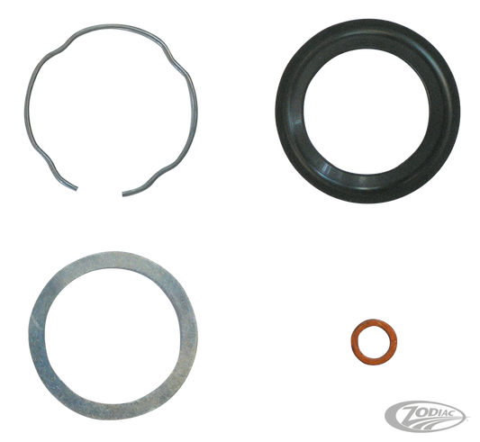 6pck Wire Retaining Ring Fork Oil Seal For Harley-Davidson