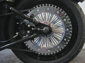 Harrison pulley brake 70Tx20mm polished For Harley-Davidson