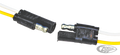 Connector, flat type 2 pole For Harley-Davidson