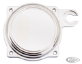 chr billet CV top cover w/ bracket For Harley-Davidson