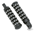 Black ribbed Driver For Harley-Davidson