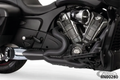 TURNOUT 2-1 W/STRGHT COMBO BK CHLNGR20 For Harley-Davidson