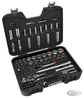 Sonic 85pc 1/4"+1/2" drive socketset SAE For Harley-Davidson