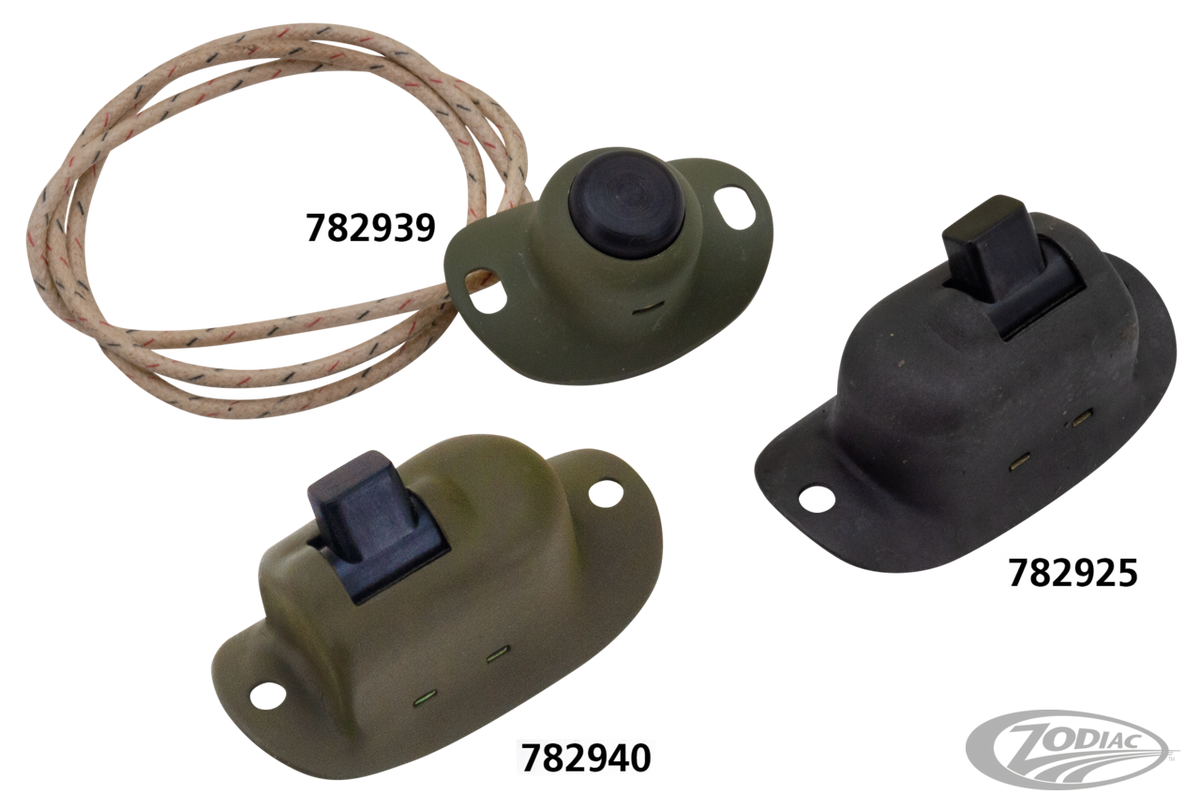 Switch headlight, parkerized 1929-64 For Harley-Davidson
