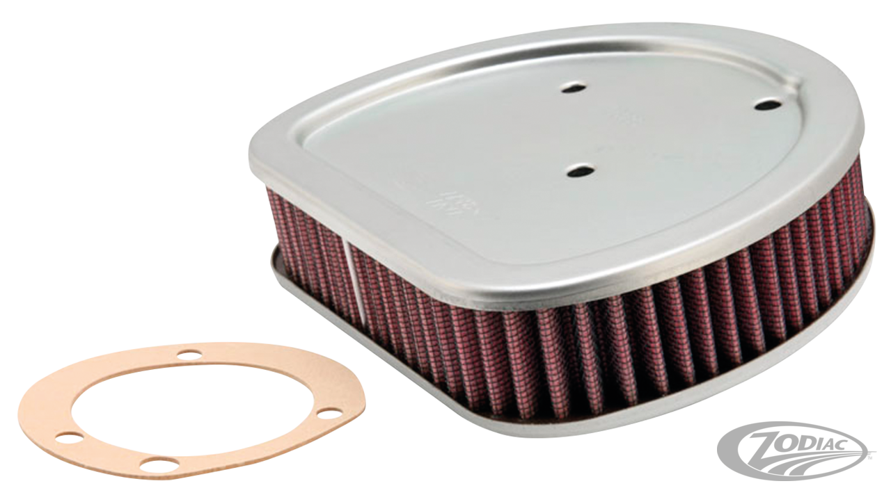 K&N Air filter F*ST00-17 FXD00-07 FLH/T For Harley-Davidson