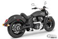 US OUTLAW LOW 2-1 COMBO CH SCOUT14-UP For Harley-Davidson
