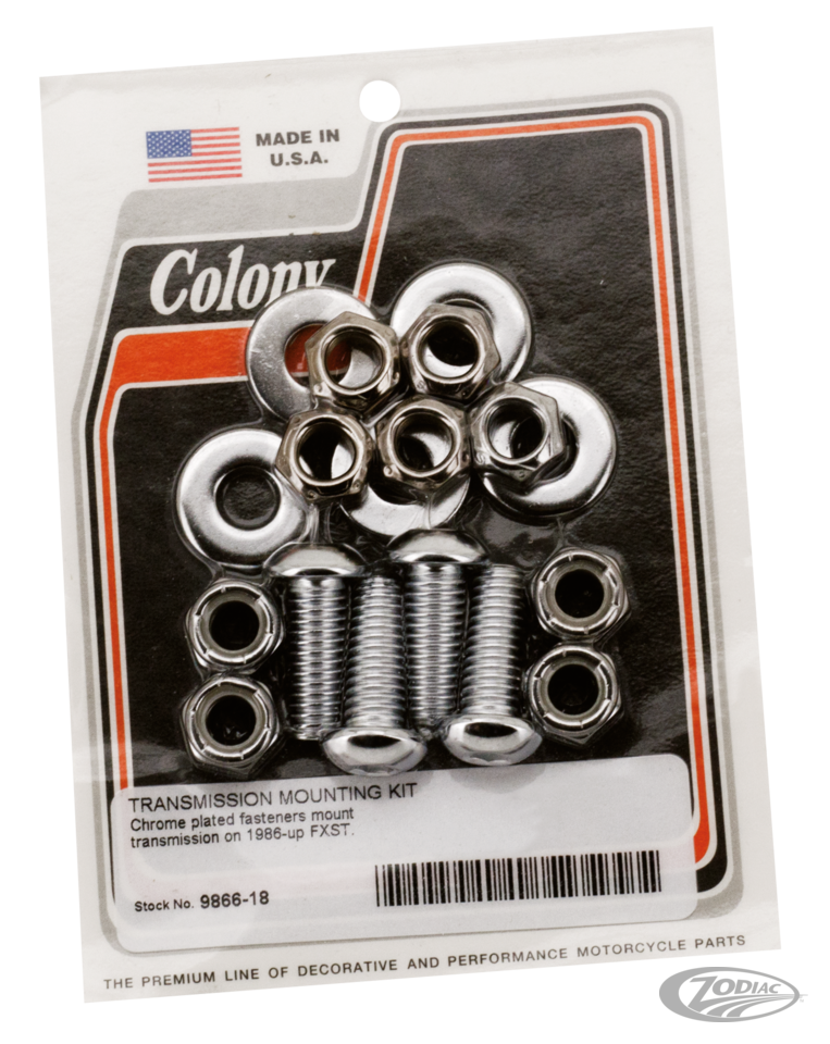 Transmission mounting kit F*ST86-99 Chr For Harley-Davidson