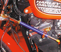 Hyperpro Steering damper Purple 160mm For Harley-Davidson