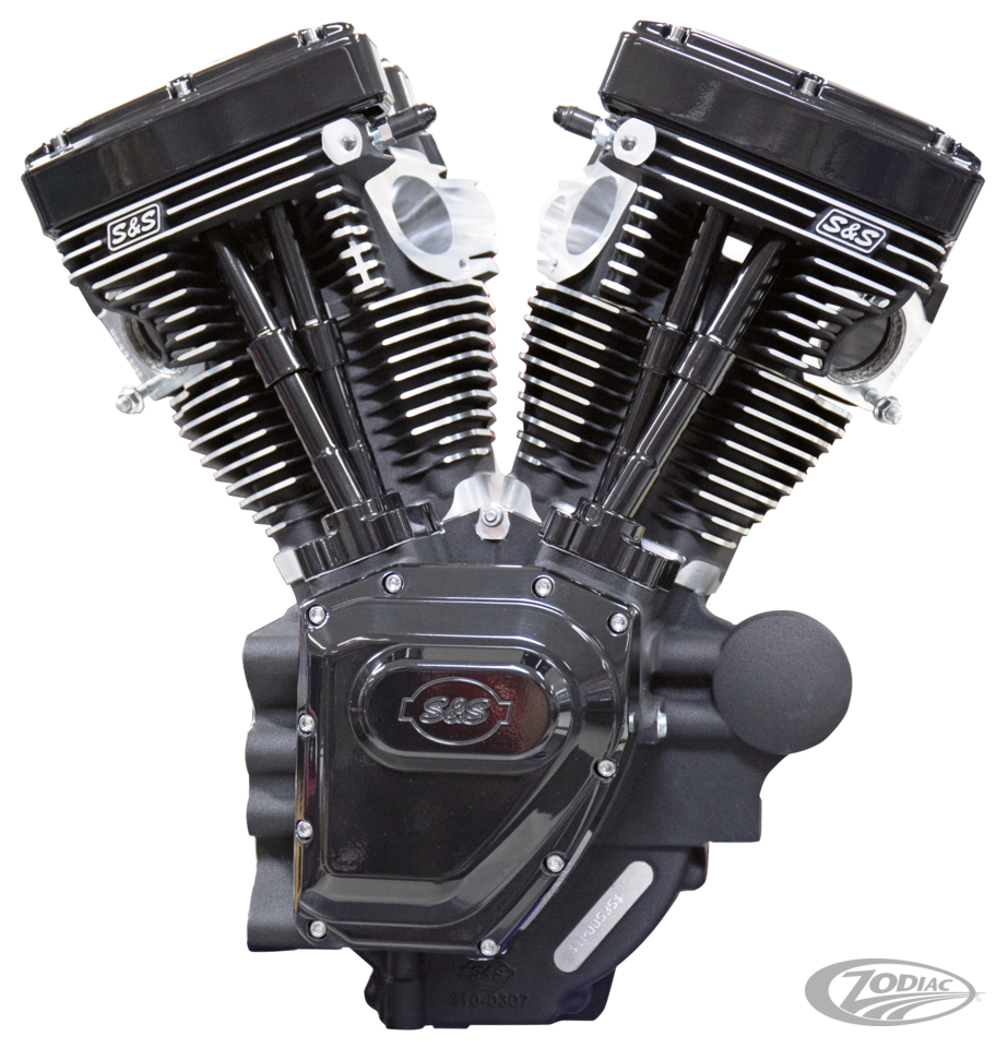 S&S T124 black ed no carb/ign FLH/T07-16 For Harley-Davidson