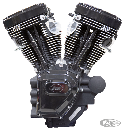 S&S T124 black ed no carb/ign FLH/T07-16 For Harley-Davidson