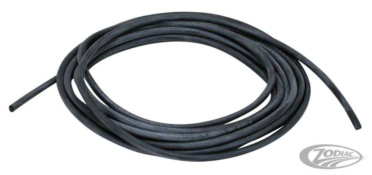 5Mtr Ign. cable black silicon 1.0-7.0mm For Harley-Davidson