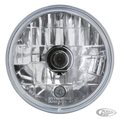 GZP EU 5.75" Diamondcut H4 unit w/bulb&p For Harley-Davidson
