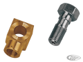 Wheel cylinder swivel fitting BT 58-62 For Harley-Davidson