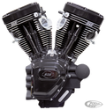 S&S T124 black/Chr no carb/ign FXD06-17 For Harley-Davidson