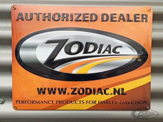 ZODIAC Dealer Shield, metal 40x30cm For Harley-Davidson