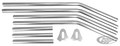 Hardtail Tubes Kit Raw Steel 30mm 3/4" a For Harley-Davidson