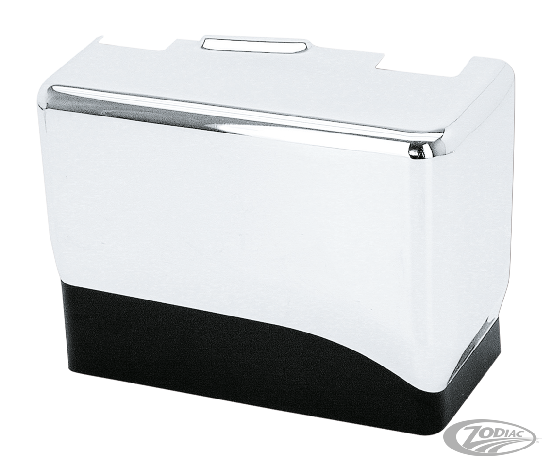 GZP Chrome wraparound Battery Cover FXD9 For Harley-Davidson