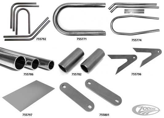 Frame Hoop diameter 1" Welding Shims For Harley-Davidson