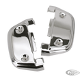GZP Chr passenger floorboard cover ki For Harley-Davidson