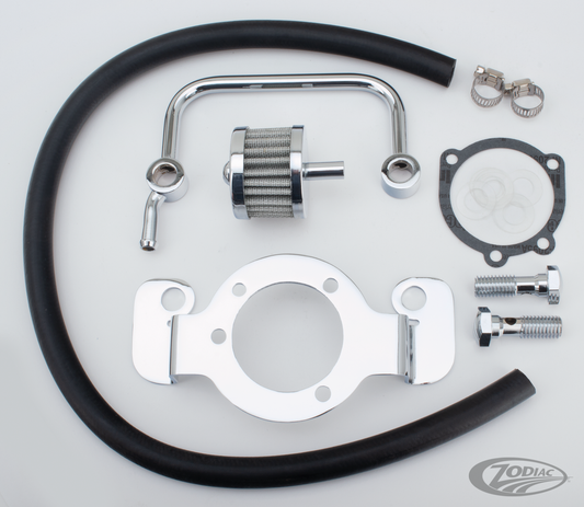 GZP Pro breather kit XL91-06 For Harley-Davidson