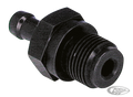 Oilline fitting TC black set/3 For Harley-Davidson