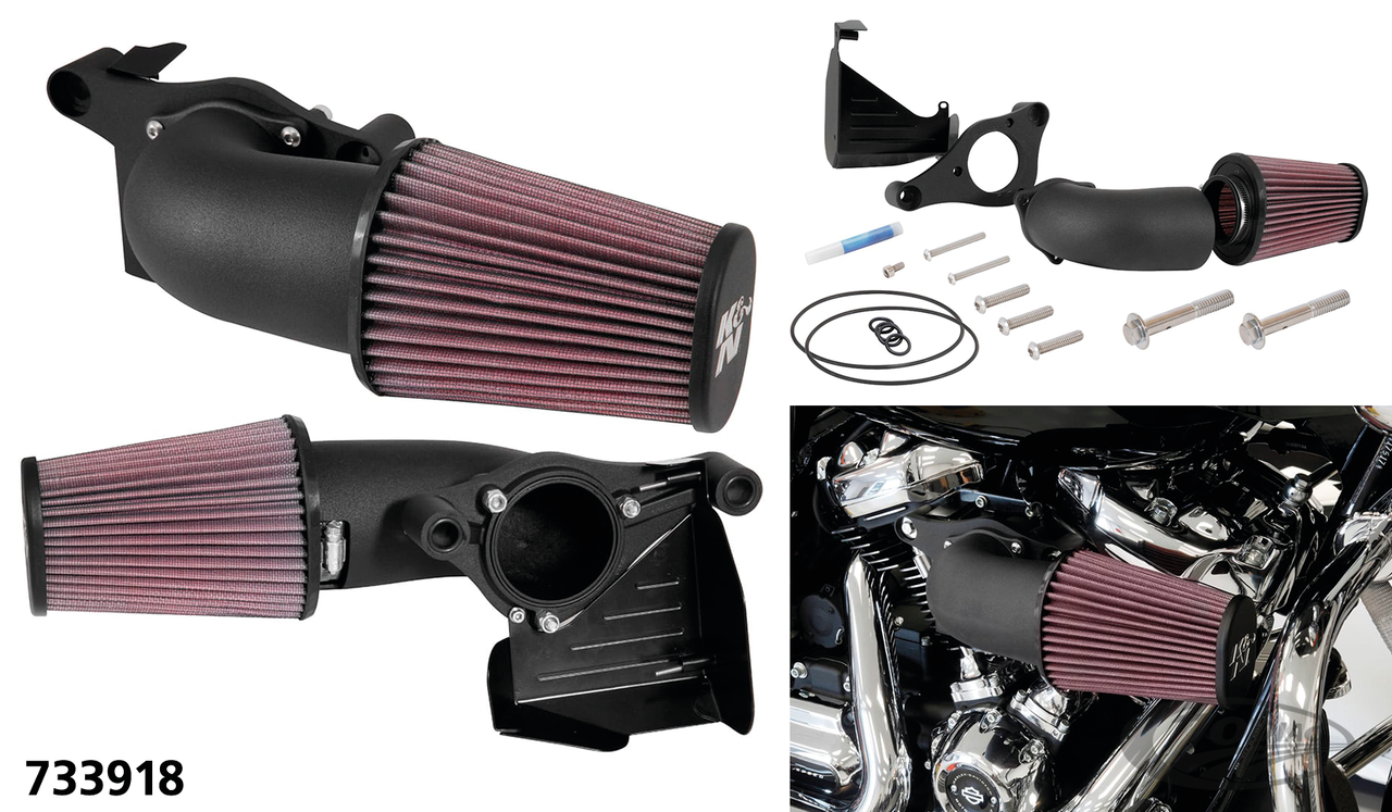 K&N AirCharger Black ME17-up For Harley-Davidson