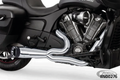 TURNOUT 2-1 W/STRGHT CH/SCLPTD CHLNGR20 For Harley-Davidson
