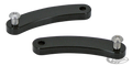 RSD pass. peg relocation F*ST86-up black For Harley-Davidson