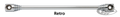 RETRO ROUND SHIFT ROD CH For Harley-Davidson