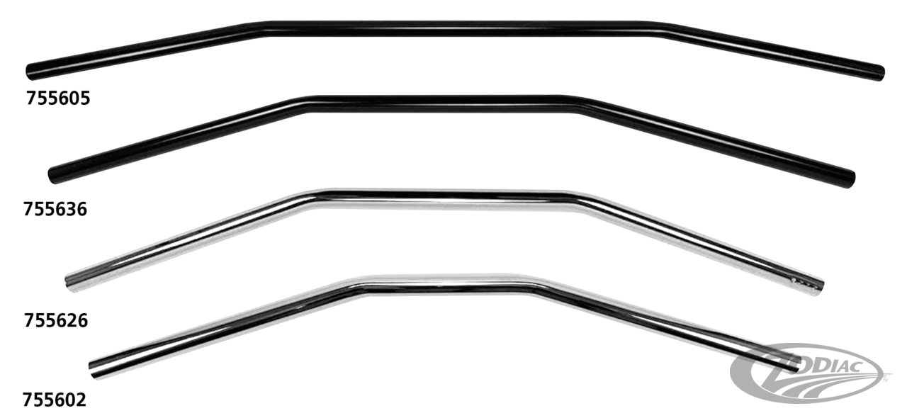 7/8" chrome Drag Bar 36" no dimples For Harley-Davidson