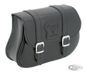 Texas Leather V-Rod black leather bag For Harley-Davidson