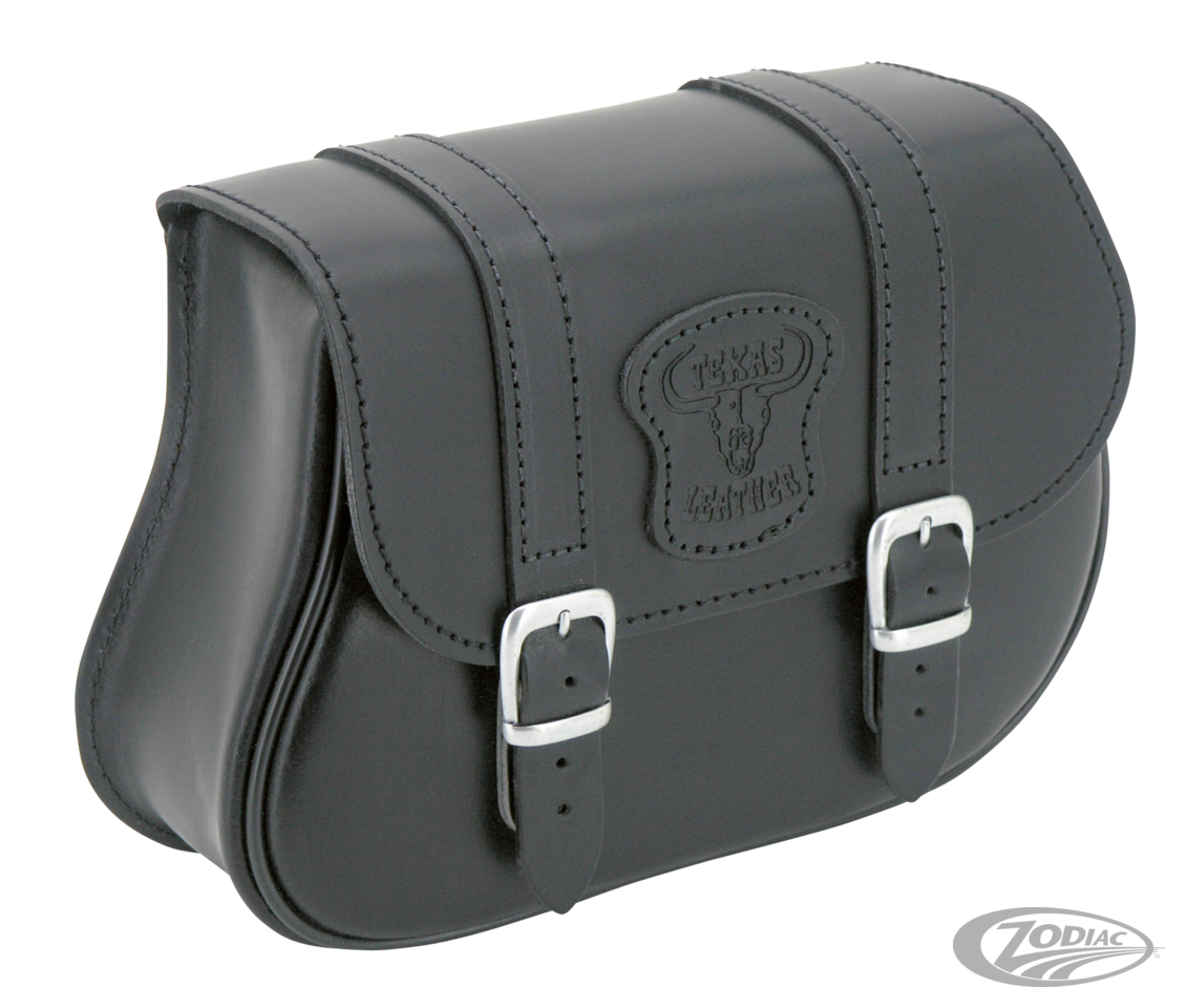 Texas Leather V-Rod black leather bag For Harley-Davidson