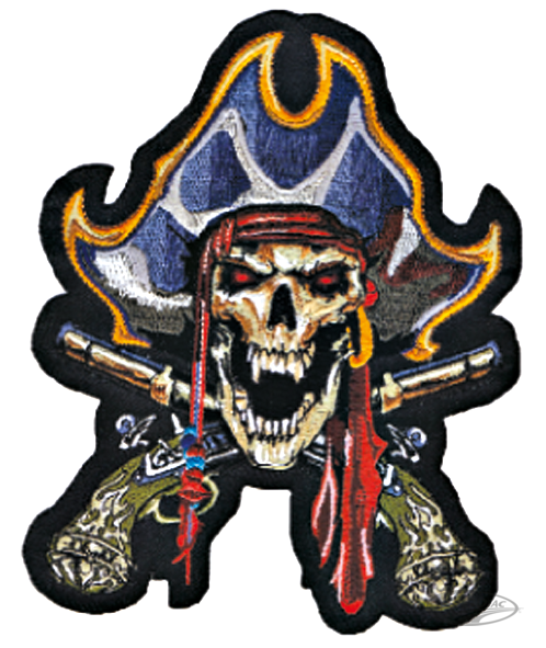 PIRATE CAPTAIN 6,5" X 5" For Harley-Davidson