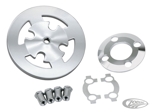 GZP Chrome billet clutch dress kit For Harley-Davidson