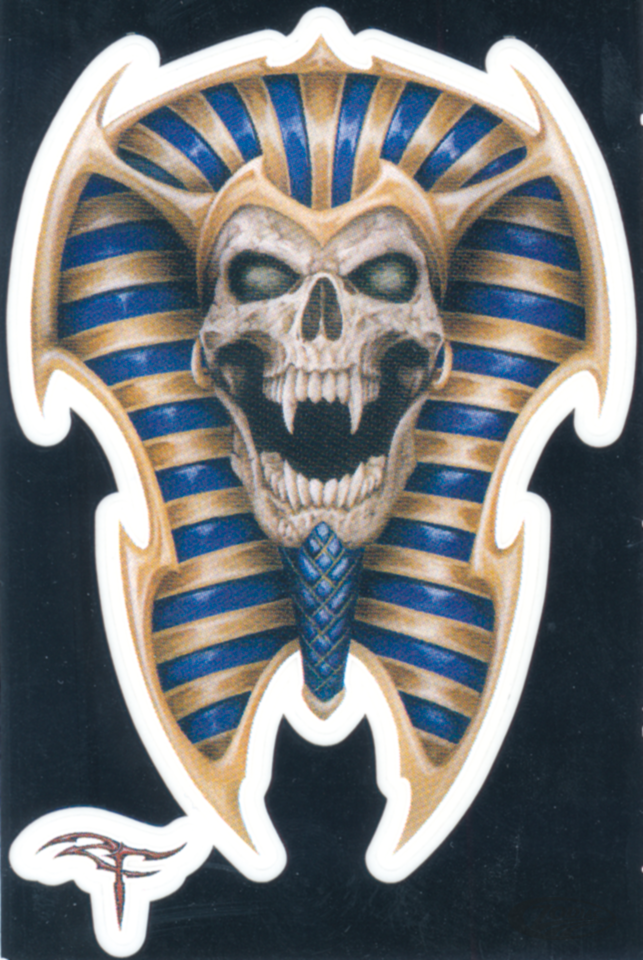 Mini Decal FD Skull of Tut For Harley-Davidson